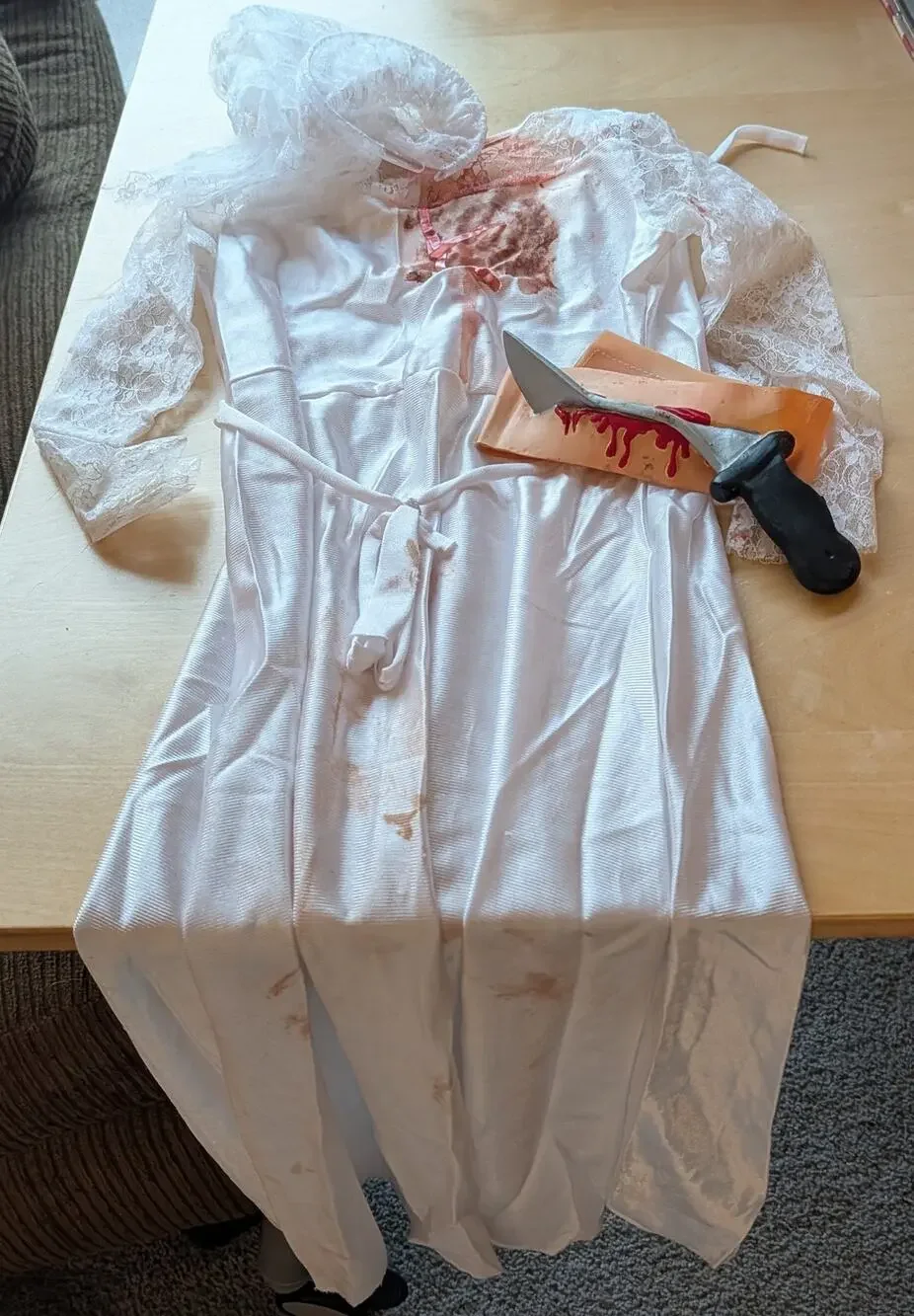 ☀️Girls 7-10 Dead Bride Halloween Costume